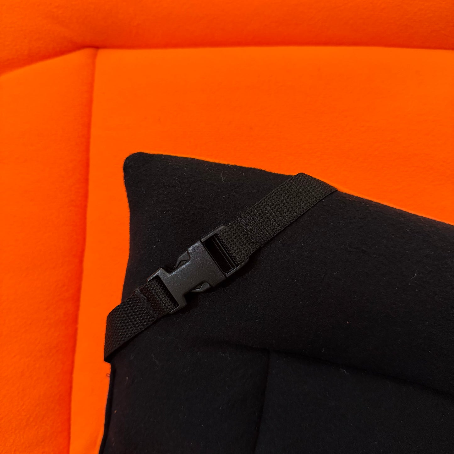 50% OFF Orange & Black Fleece Reversible Pad