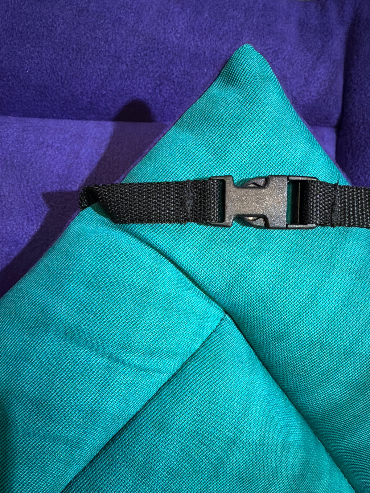 40% OFF Purple & Teal Fleece Reversible Pad