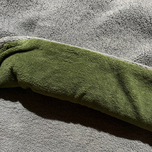20% OFF Khaki Towelling & Cream Sherpa Luxury Snuggle Sack