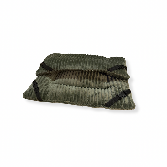 Khaki Jumbo Cord Cuddle Soft Luxury Reversible Pad
