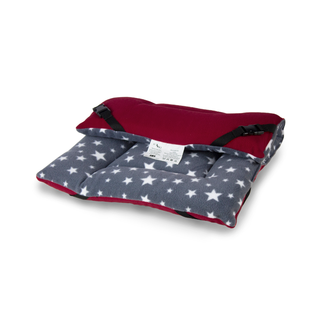 Grey White Star & Mulberry Reversible Pad