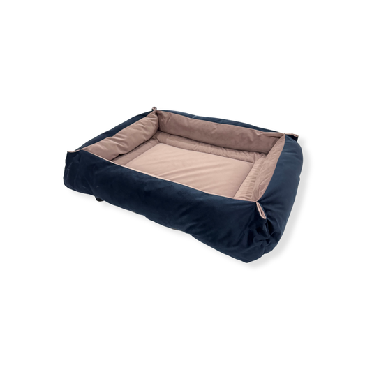 English Rose & Navy Velvet Luxury Nest