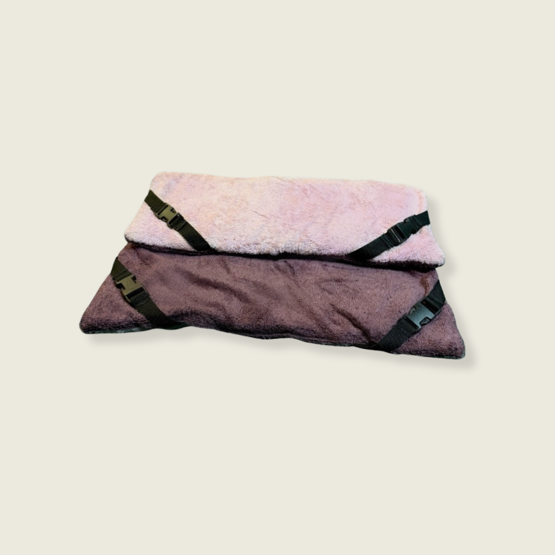 Mauve & Baby Pink Bamboo Towelling Lightweight Pad