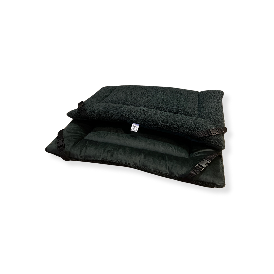 20% OFF Green Sherpa & Bottle Green Velvet Luxury Reversible Pad