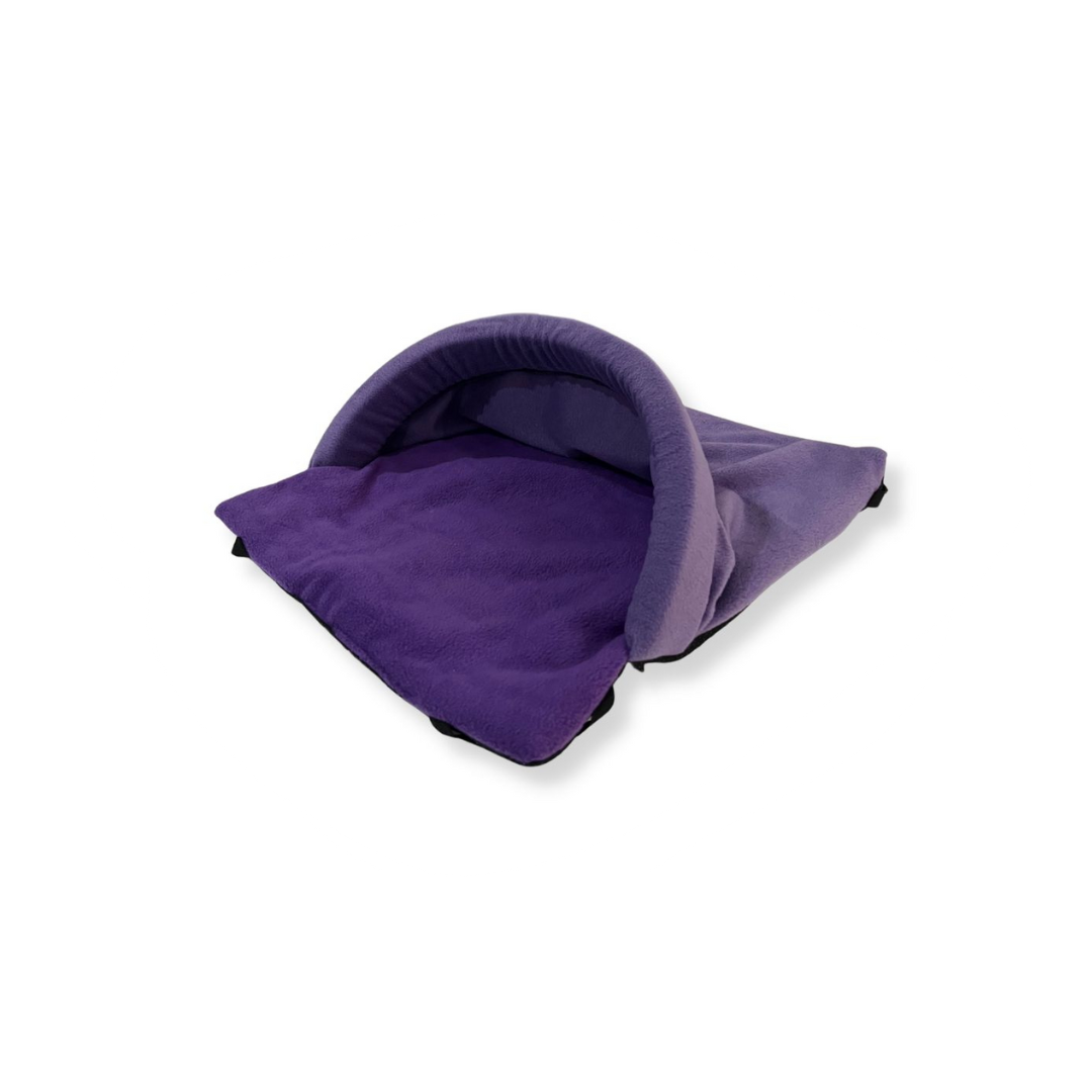 Kuscheltunnel in Schwarz und Grau