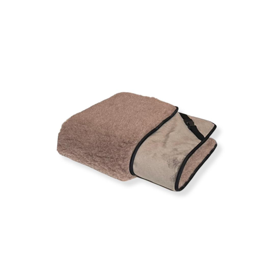 Velours gris foncé et surmatelas de luxe gris