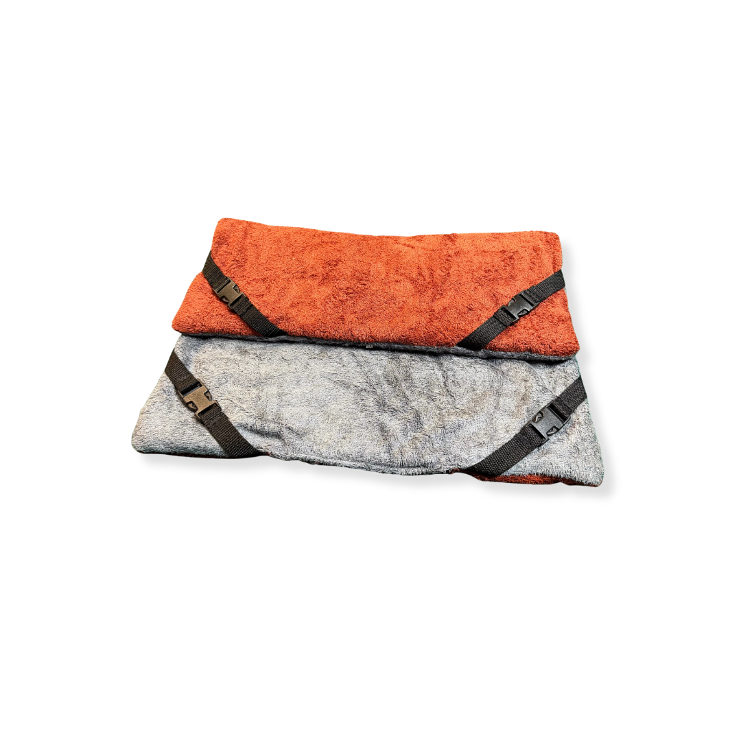 Rust & Grey Bamboo Towelling Lightweight Pad