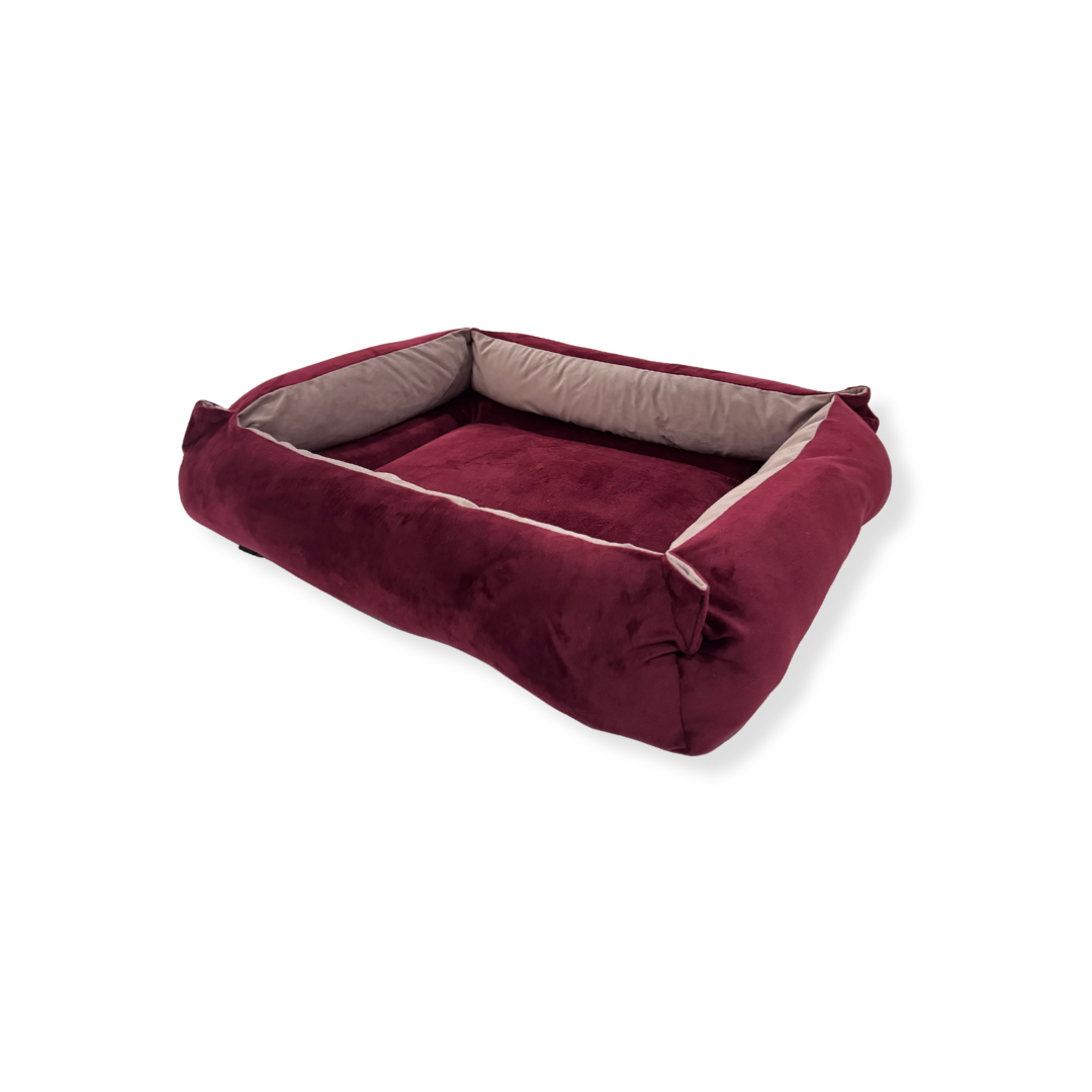 Cranberry & English Rose Velvet Luxury Nest