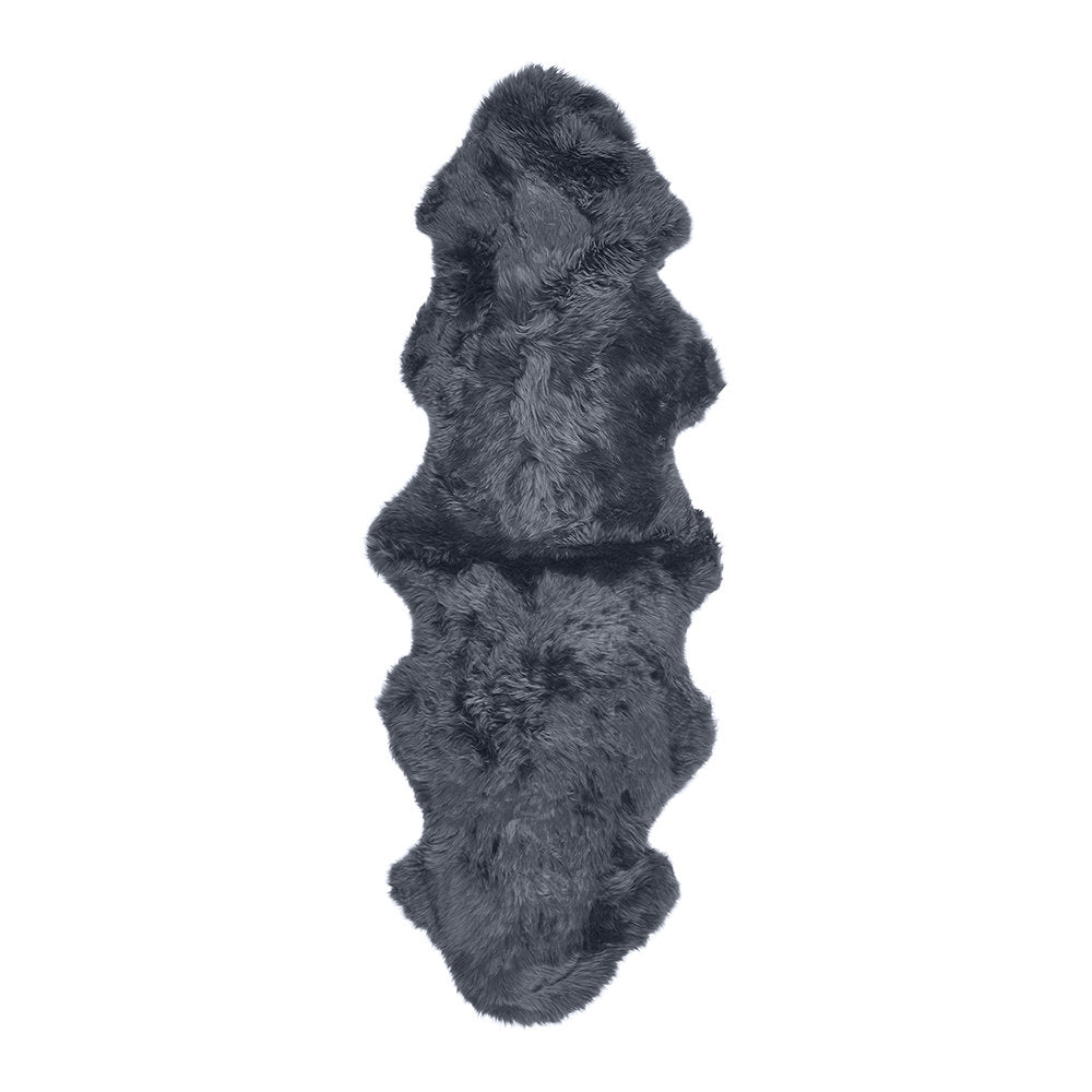 Double Dark Grey Sheepskin