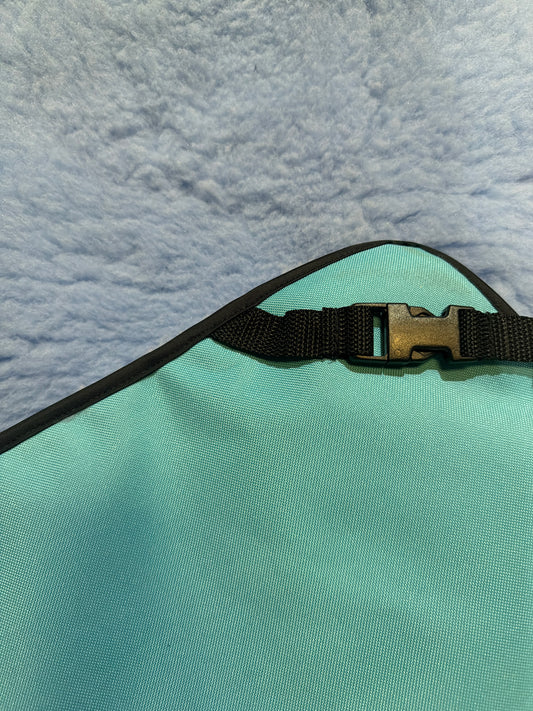 50% OFF Turquoise Canvas & Light Blue Cosy Topper