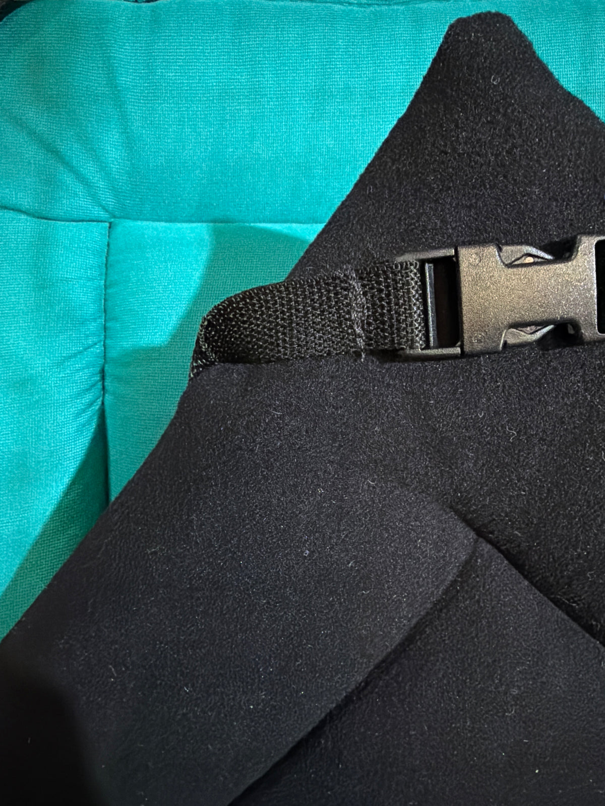 50% OFF Black & Teal Fleece Reversible Pad