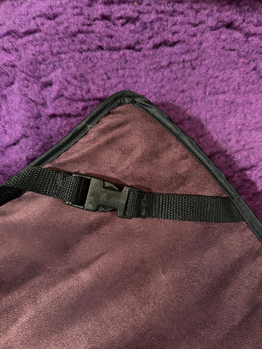 50% OFF Burgundy Microsuede & Mauve Luxury Cosy Topper