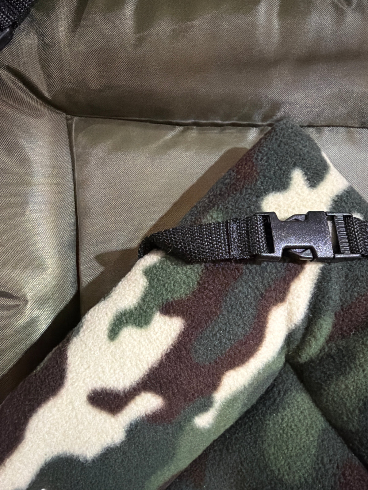 20% OFF Olive Canvas & Camo Fleece Reversible Pad