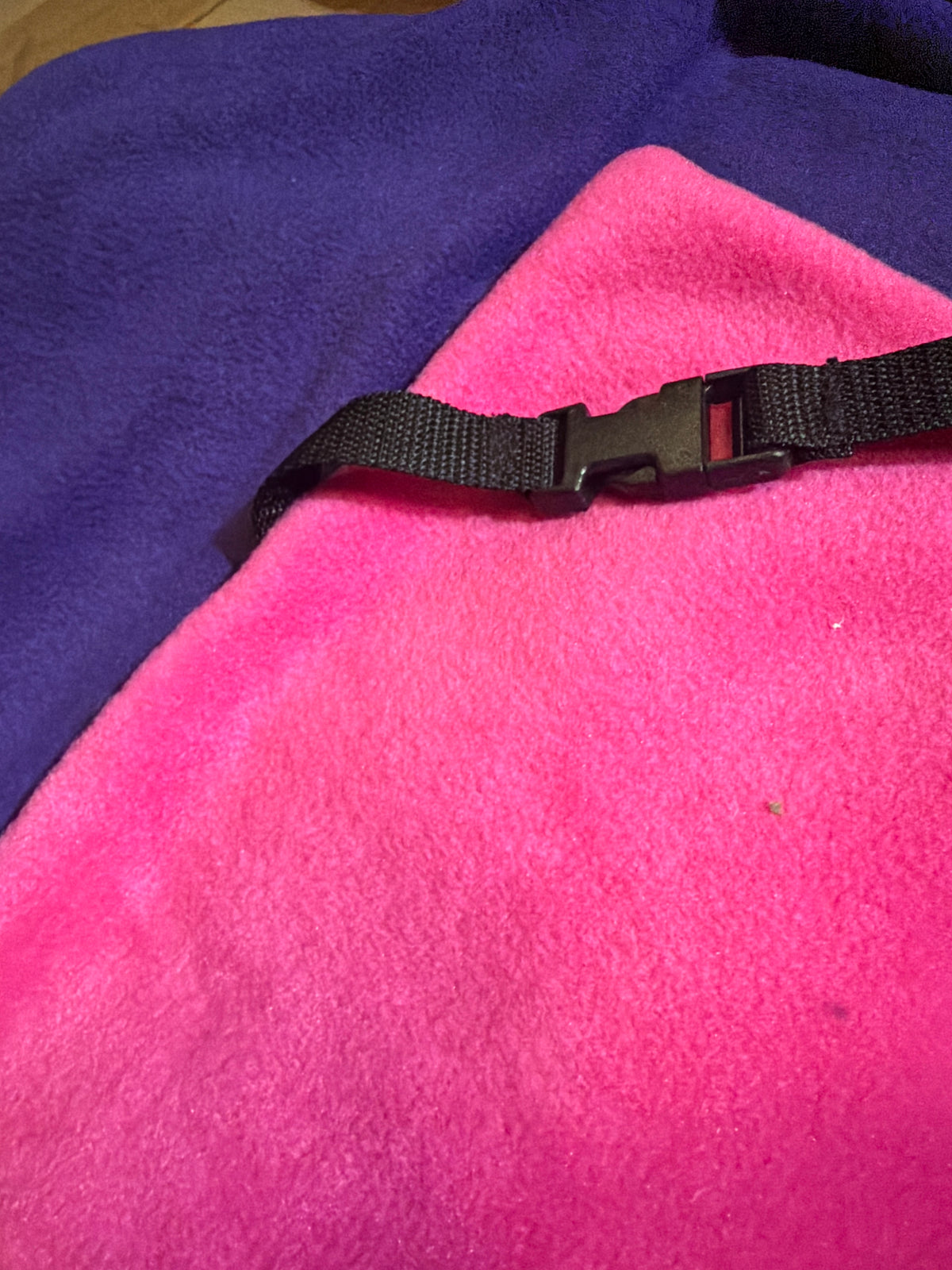 *****30% OFF Purple & Pink Fleece Reversible Pad