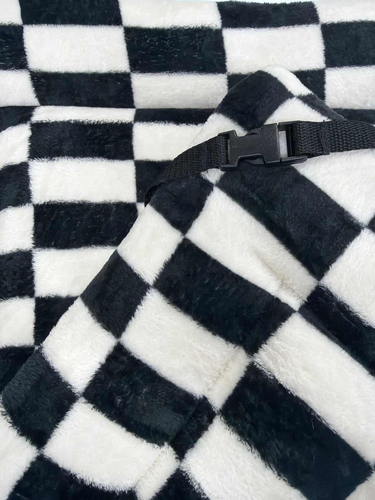 30% OFF Black Check Cuddle Soft Luxury Reversible Pad