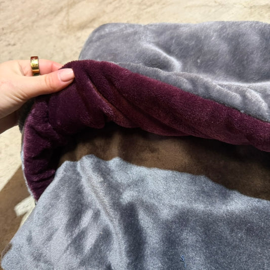 80% OFF Grey Cuddle Soft & Mulberry Cuddle Soft Luxury Snuggle Sack