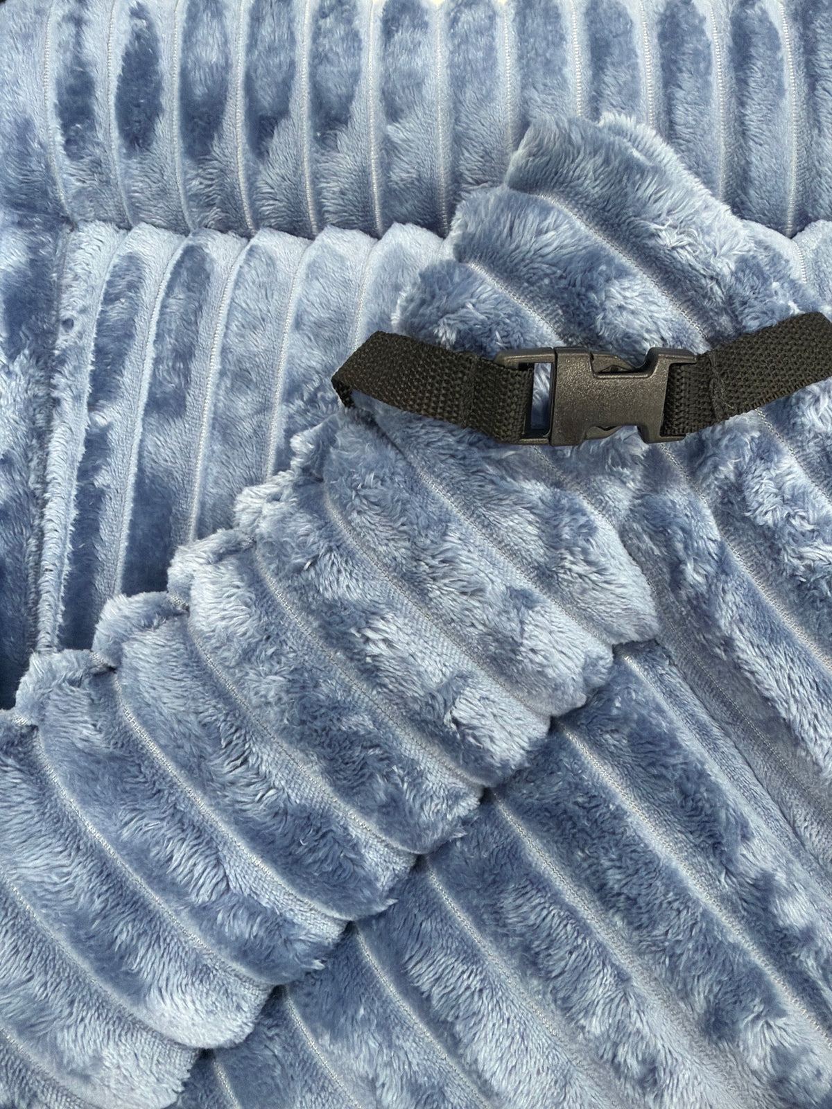 30% OFF Blue Chunky Cord Cuddle Soft Luxury Reversible Pad