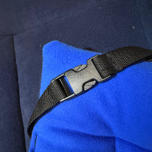 80% OFF Navy & Blue Fleece Reversible Pad