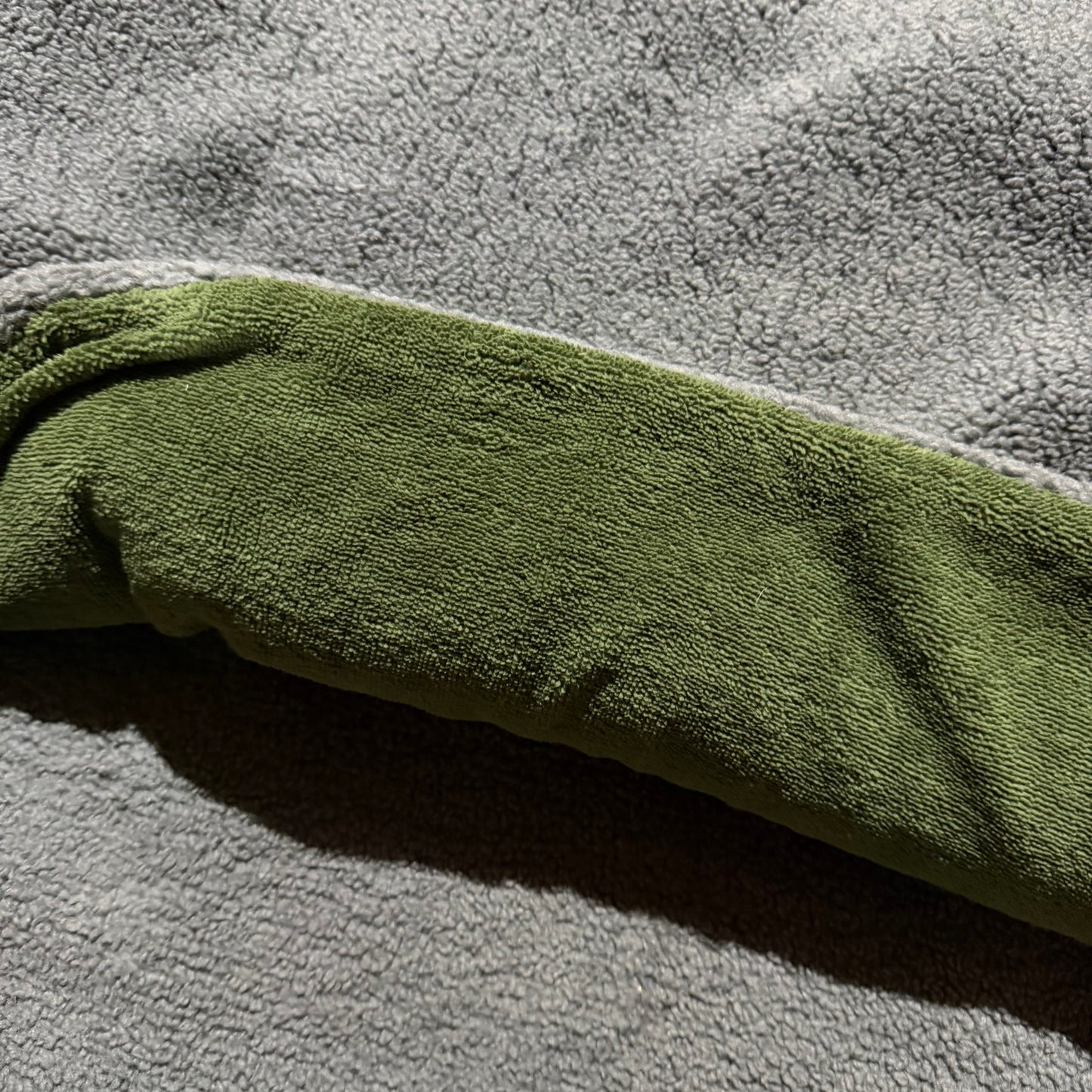 20% OFF Khaki Towelling & Cream Sherpa Luxury Snuggle Sack