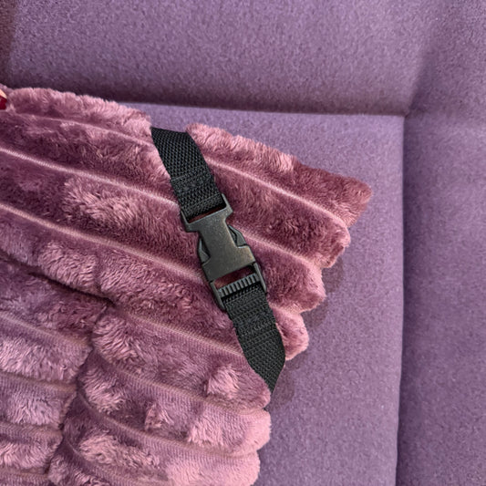 20% OFF Purple Felt & Purple Jumbo Cord Cuddle Soft Luxury Reversible Pad