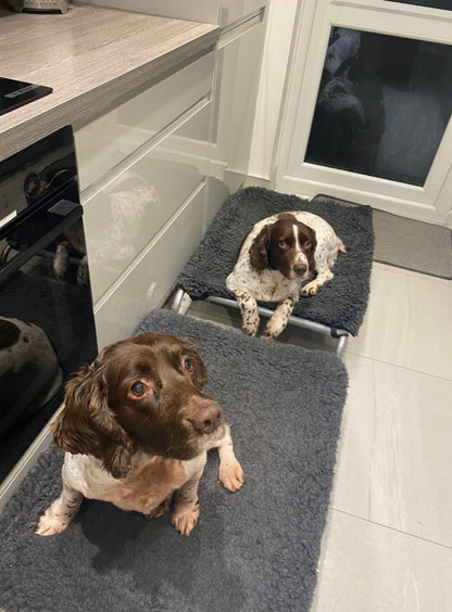 Grijze canvas &amp; grijze gezellige topper