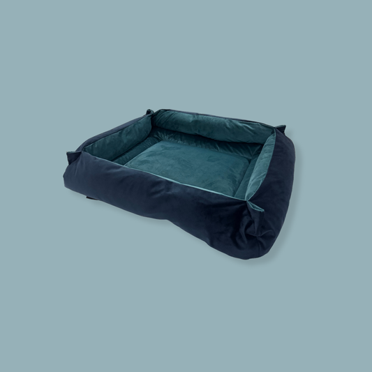 Teal & Navy Velvet Luxury Nest