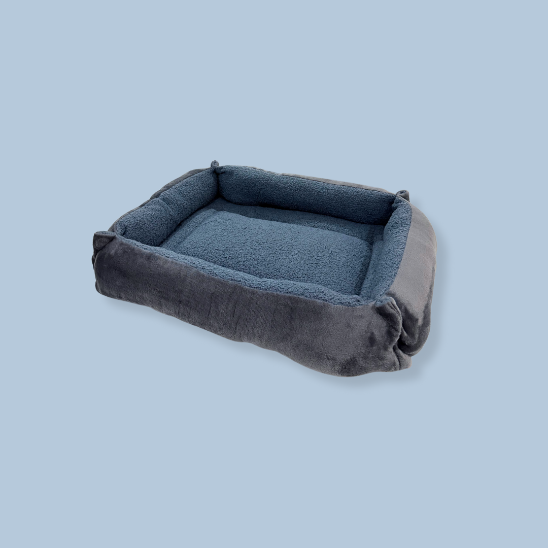Denim Boucle & Grey Cuddle Soft Luxury Nest