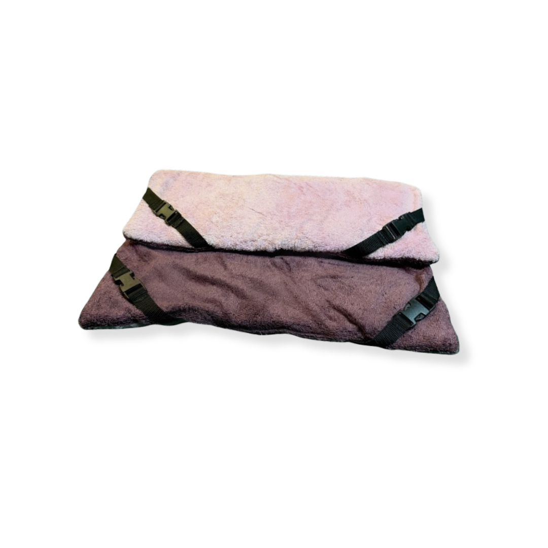 Mauve & Baby Pink Bamboo Towelling Lightweight Pad