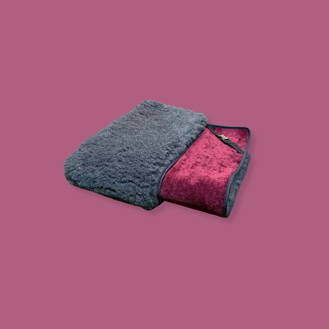 Velours gris foncé et surmatelas de luxe gris