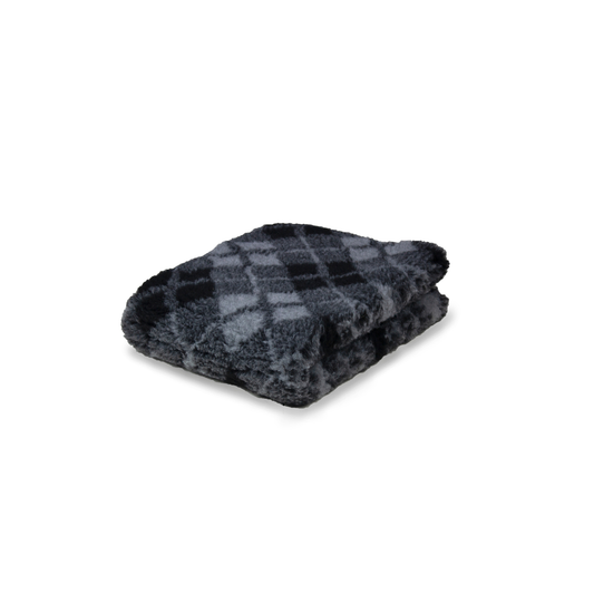 60% OFF Grey Diamond Check Cosy Sleeve