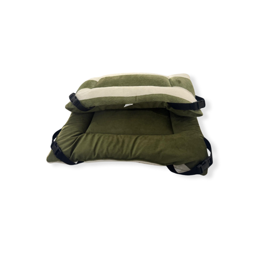 30% OFF Moss Stripe & Moss Velvet Luxury Reversible Pad