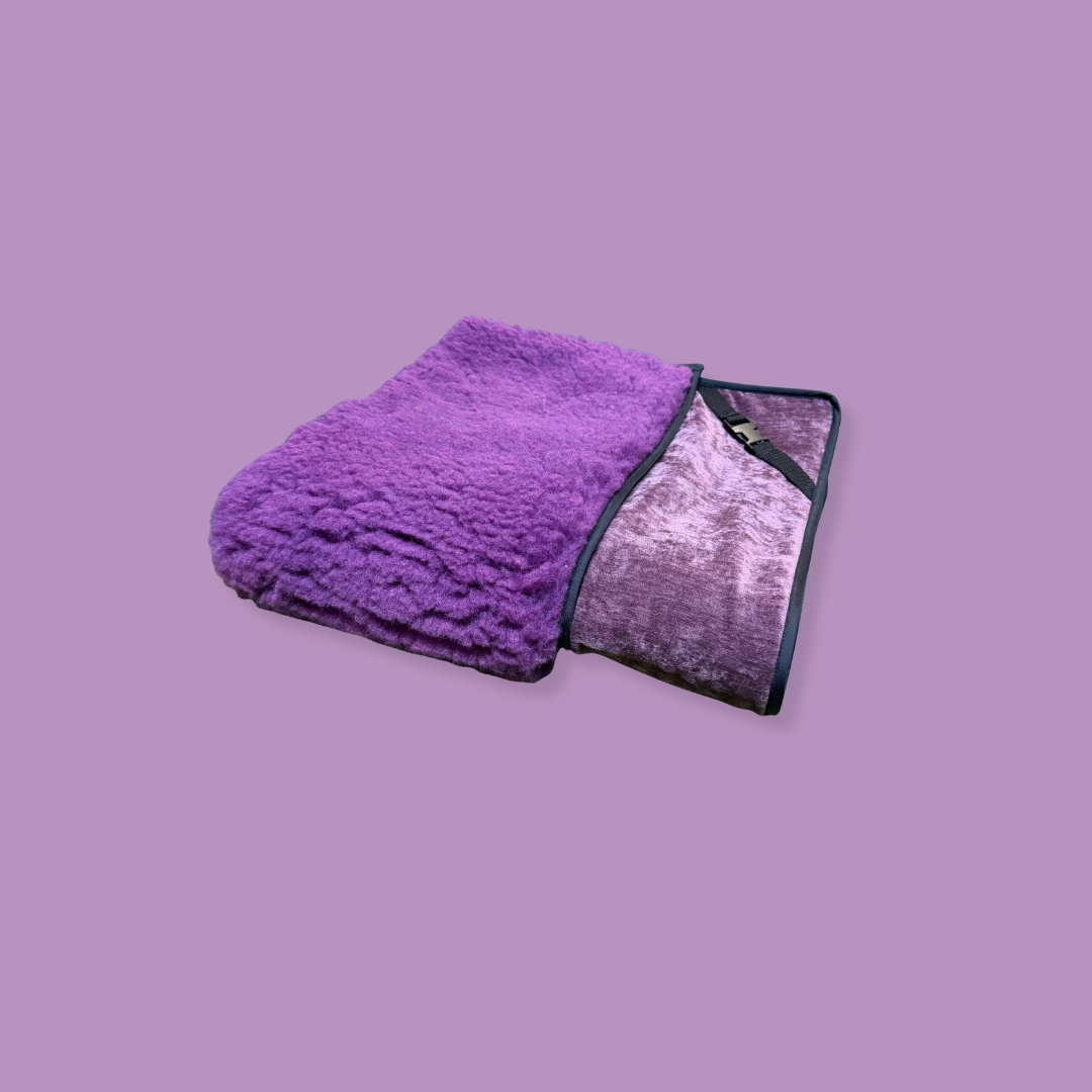 Velours gris foncé et surmatelas de luxe gris