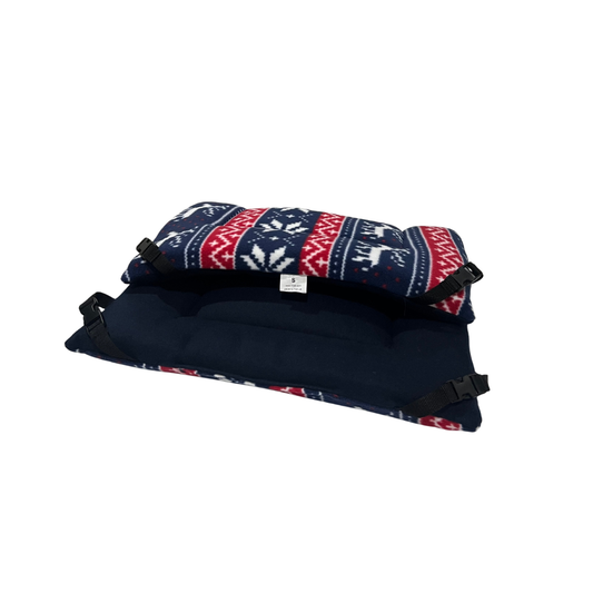 80% OFF Christmas & Navy Fleece Fleece Reversible Pad