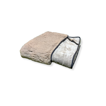Velours gris foncé et surmatelas de luxe gris