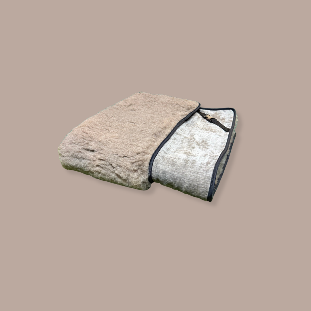 Velours gris foncé et surmatelas de luxe gris