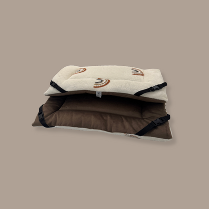 30% OFF Natural Rainbow Cuddle Soft & Vole Velvet Luxury Reversible Pad