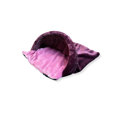 Pink & Mulberry Cuddle Soft Luxury Snuggle Tunnel