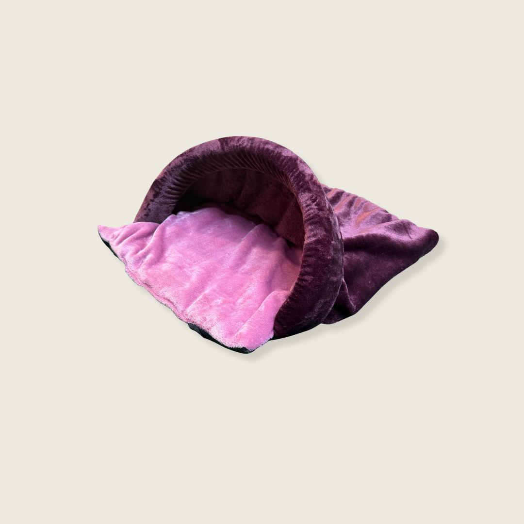 Pink & Mulberry Cuddle Soft Luxury Snuggle Tunnel