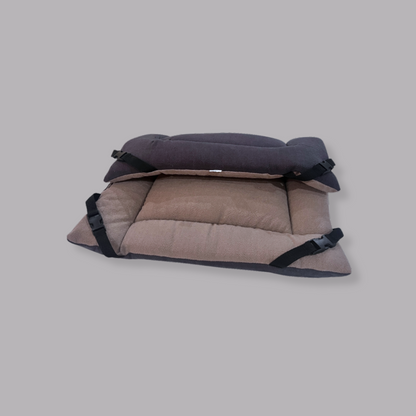 30% OFF Dark Grey Linen & Stone Linen Luxury Reversible Pad