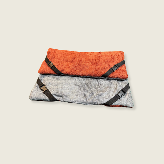 Rust & Grey Bamboo Towelling Lightweight Pad