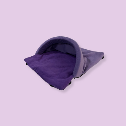 Kuscheltunnel in Schwarz und Grau