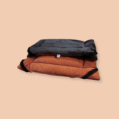 40% OFF Terracotta Cotton & Dark Grey Cuddle Soft Luxury Reversible Pad
