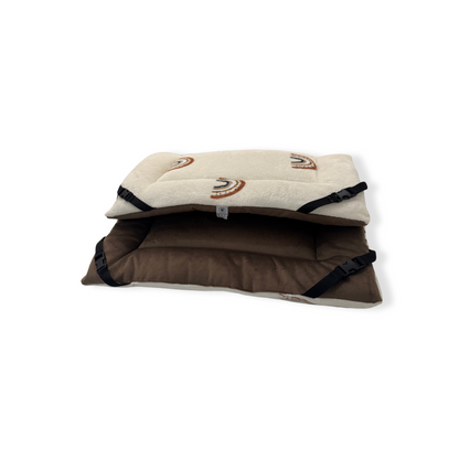 30% OFF Natural Rainbow Cuddle Soft & Vole Velvet Luxury Reversible Pad