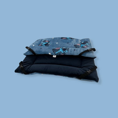 30% OFF Lilo + Stitch Cuddle Soft & Navy Velvet Luxury Reversible Pad
