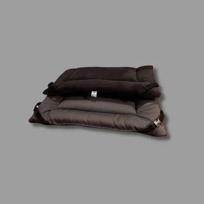 Grey Cotton & Dark Grey Bamboo Towelling Luxury Reversible Pad