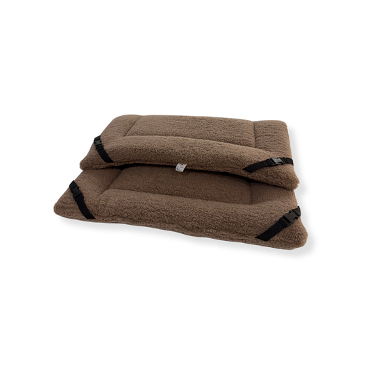 Dunkelgraues Kuschelweiches & Graues Teddy-Fleece Luxuriöse Wendeunterlage