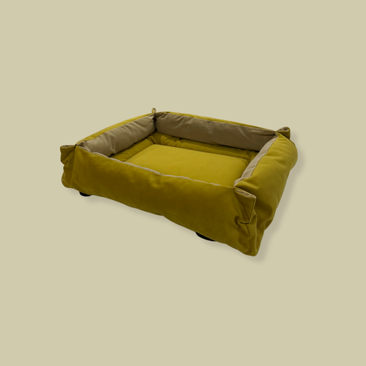 Mustard Yellow & Yellow Velvet Luxury Nest