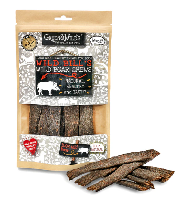 Green & Wilds Wild Boar Chews 100g