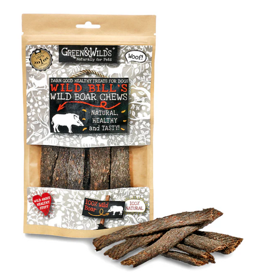 Green & Wilds Wild Boar Chews 100g