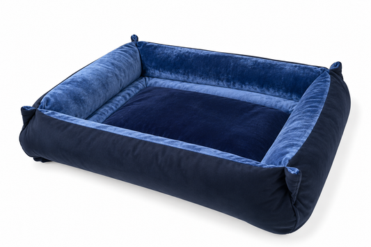 Navy Cuddle Soft & Navy Velvet Luxury Nest